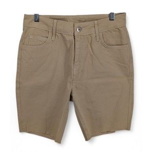 Collusion ASOS Men’s Cutoff Chino Shorts Cotton Beige 8 Inseam Size 30